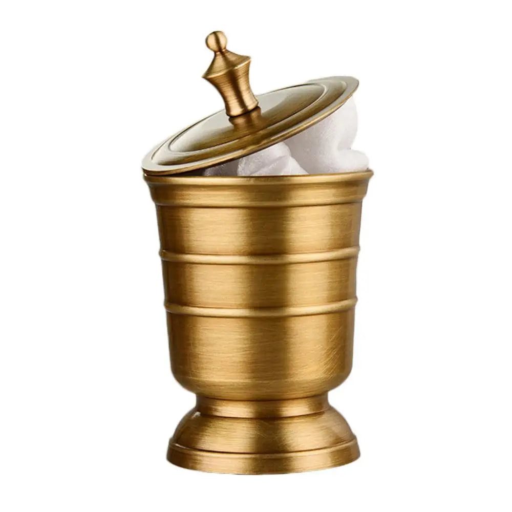Matching Bathroom Sets - Elegant Copper Soap & Toothbrush Holders