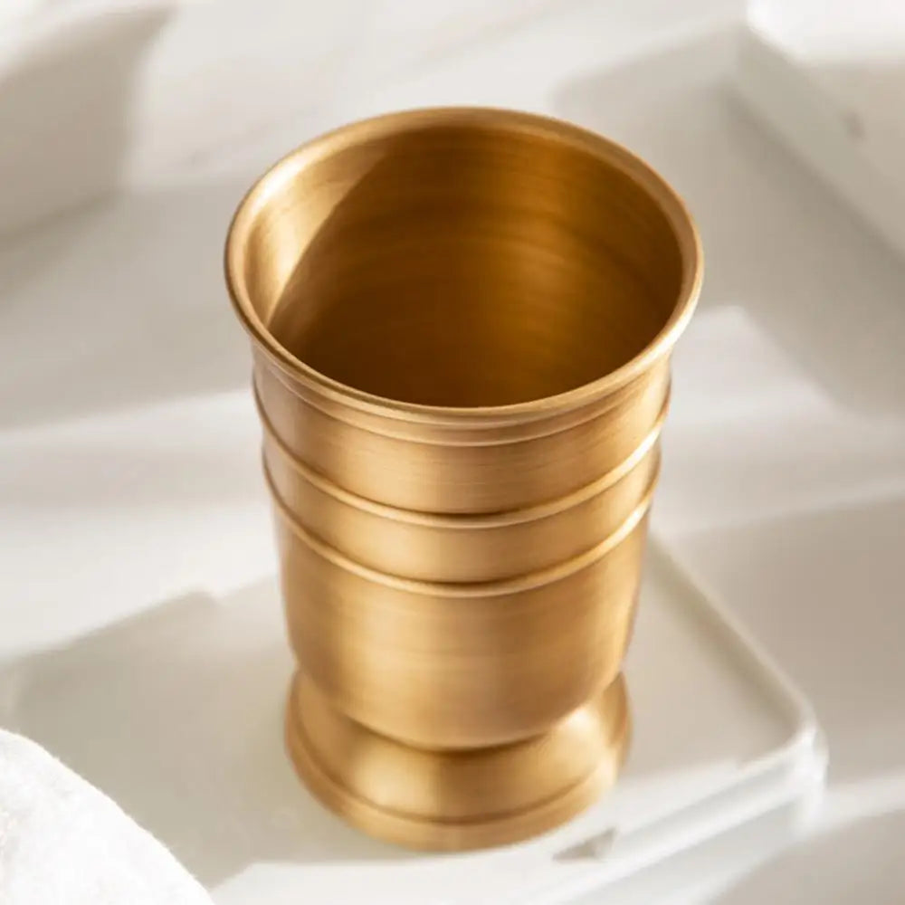 Matching Bathroom Sets - Elegant Copper Soap & Toothbrush Holders