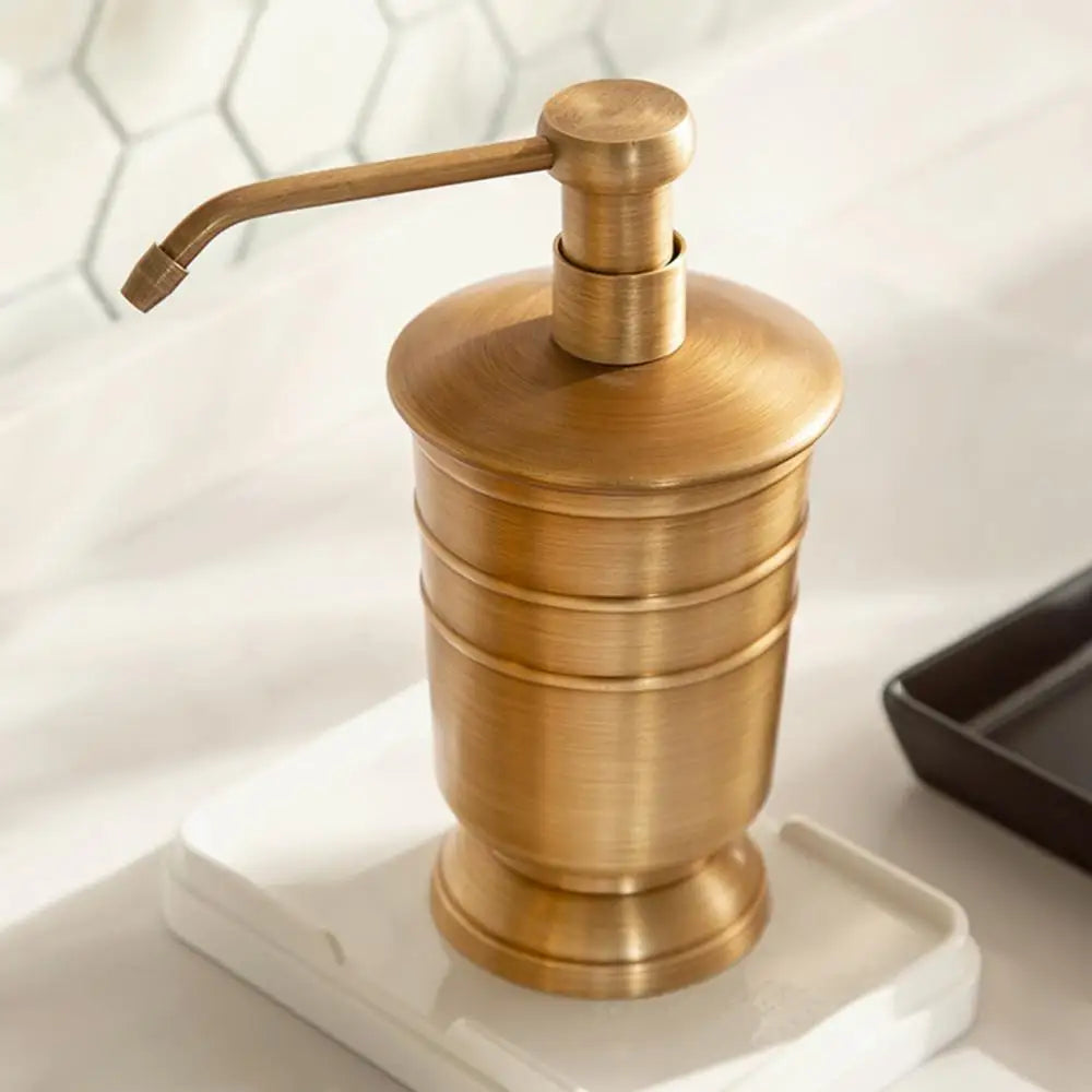 Matching Bathroom Sets - Elegant Copper Soap & Toothbrush Holders