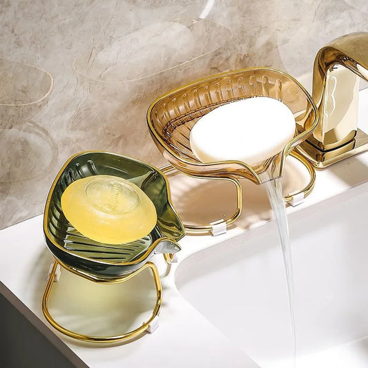 Luxury Self-Draining Soap Dish for Bathroom